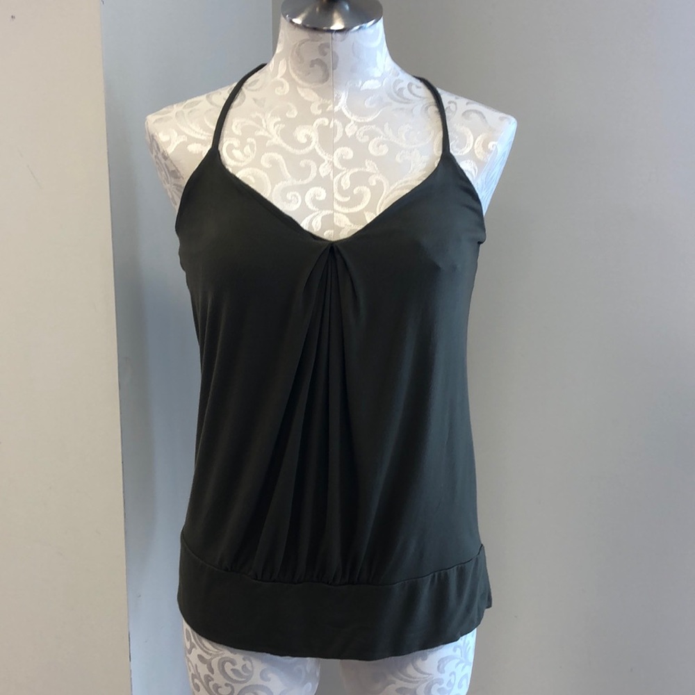 Olive Green Ann Taylor Halter